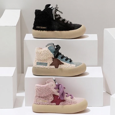 天美意儿童冬季休闲棉鞋