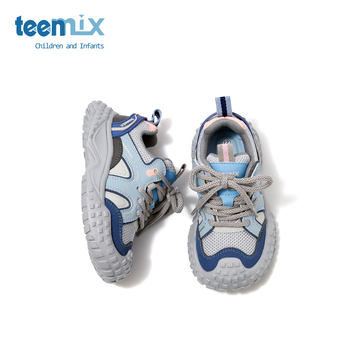 天美意童鞋2025年春秋新款男童软底休闲鞋小女孩运动鞋女童跑步鞋