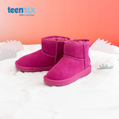 天美意儿童冬季防水雪地靴