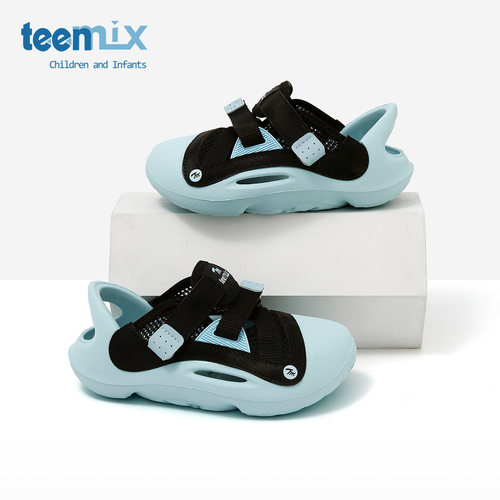 teenmix儿童鞋2025年夏季新款男童沙滩鞋男宝宝凉鞋洞洞鞋溯溪鞋