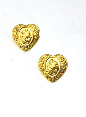 欧美外贸流行时尚饰品气质个性银针心形桃心人像耳钉耳饰女221110