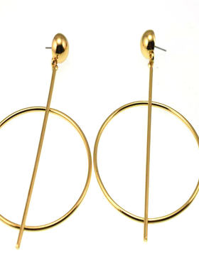 欧美外贸原单流行饰品 质感夸张 耳圈 耳环耳坠女 18424