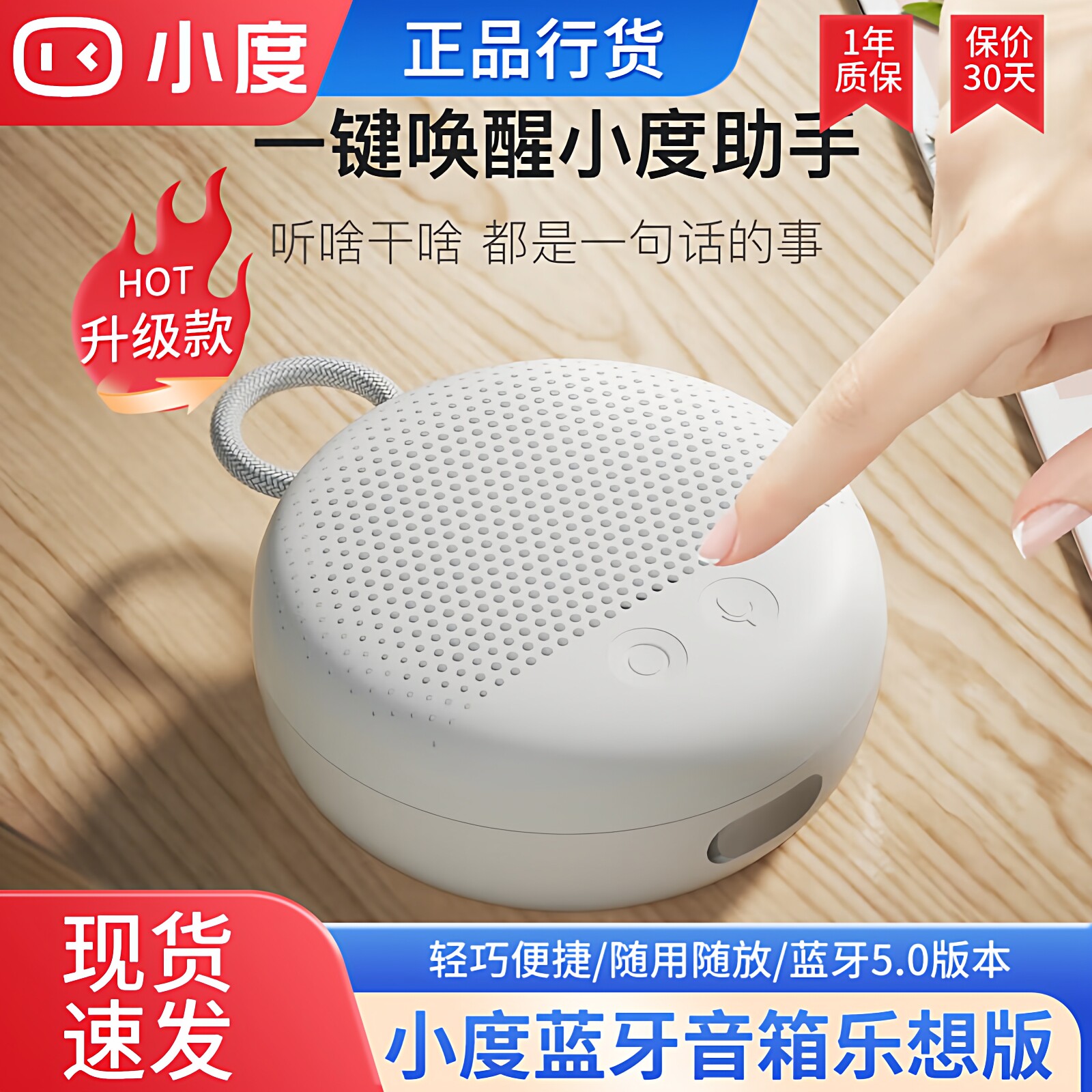 小度 XD-SSA01-2103蓝牙音箱随身携带 乐想版