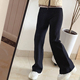 西裤 舒适大弹力 微喇裤 百搭黑色 包邮 自留推荐 巨显瘦 通勤