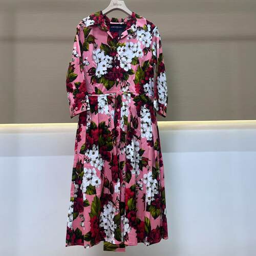 Samantha sung AUDREY#1弹棉GERANIUM COMBO连衣裙A081SOFT CORAL