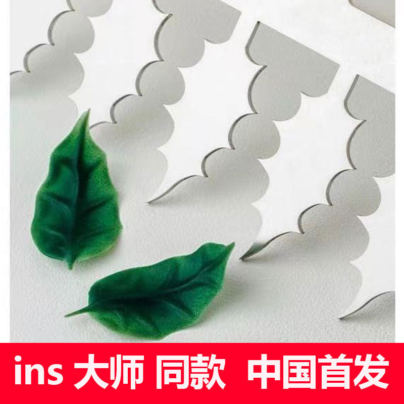 出口不锈钢巧克力羽毛刀树叶巧克力装饰件烘焙厨房刀蛋糕装饰工具