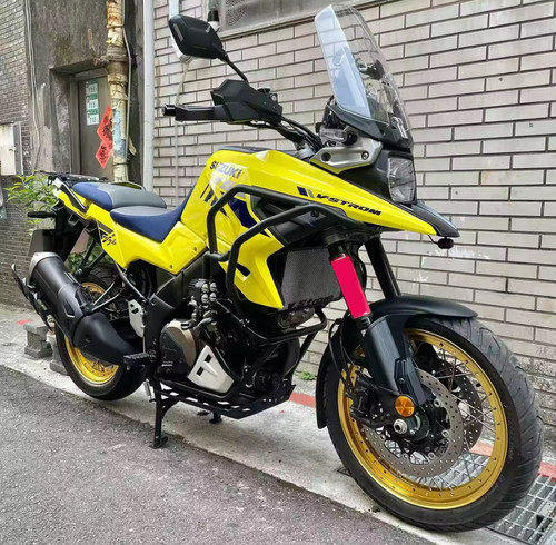 适用铃木DL1050XT改装配件发动机保险杠油箱护杠车身防摔杠保护架