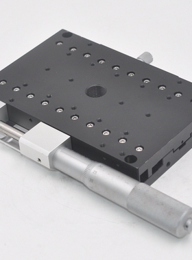 西格玛TAM-10161SR手动Y轴位移平台微调滑台100*160行程正负25mm