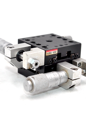 XY轴TAM-402S西格玛光学高精密十字交叉导轨一体式微调滑台铝40mm