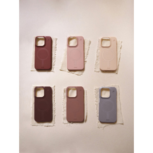 phault半包磨砂摩卡菲林磁吸iphone17纯色手机壳韩国进口复古超薄