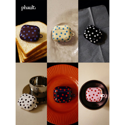 原创波点简约系列菲林耳机壳