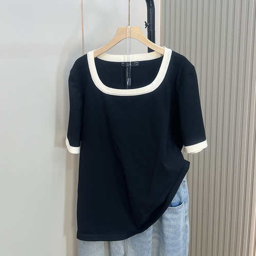 正肩宽松遮肚大码女装胖mm