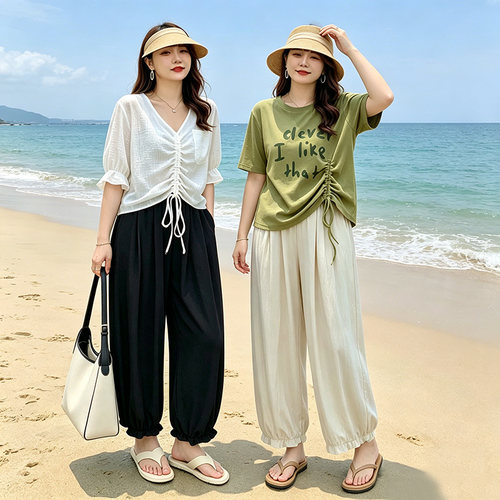 凤凰依屋大码女装显瘦裤子