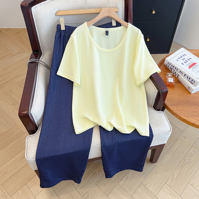 凤凰依屋大码女装T恤显瘦