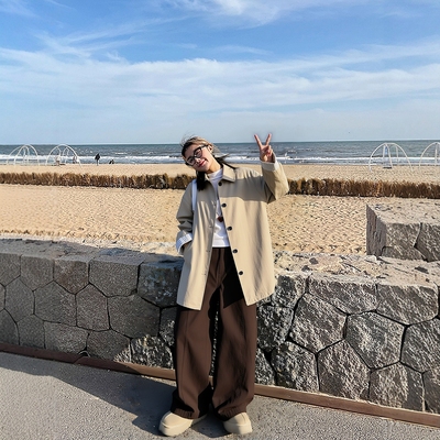 风衣外套女大码胖mm240斤可穿