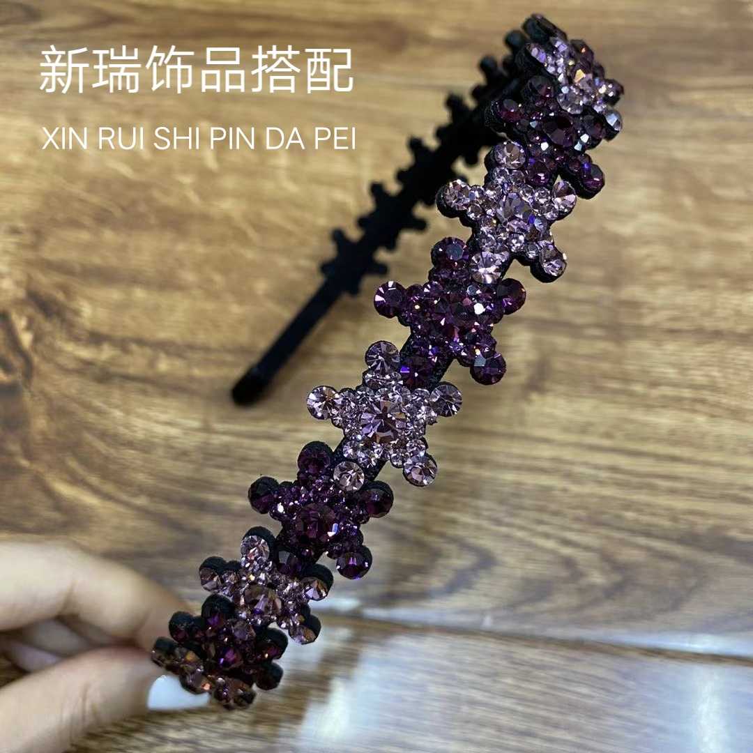 进口捷克钻小星星时尚新款发箍