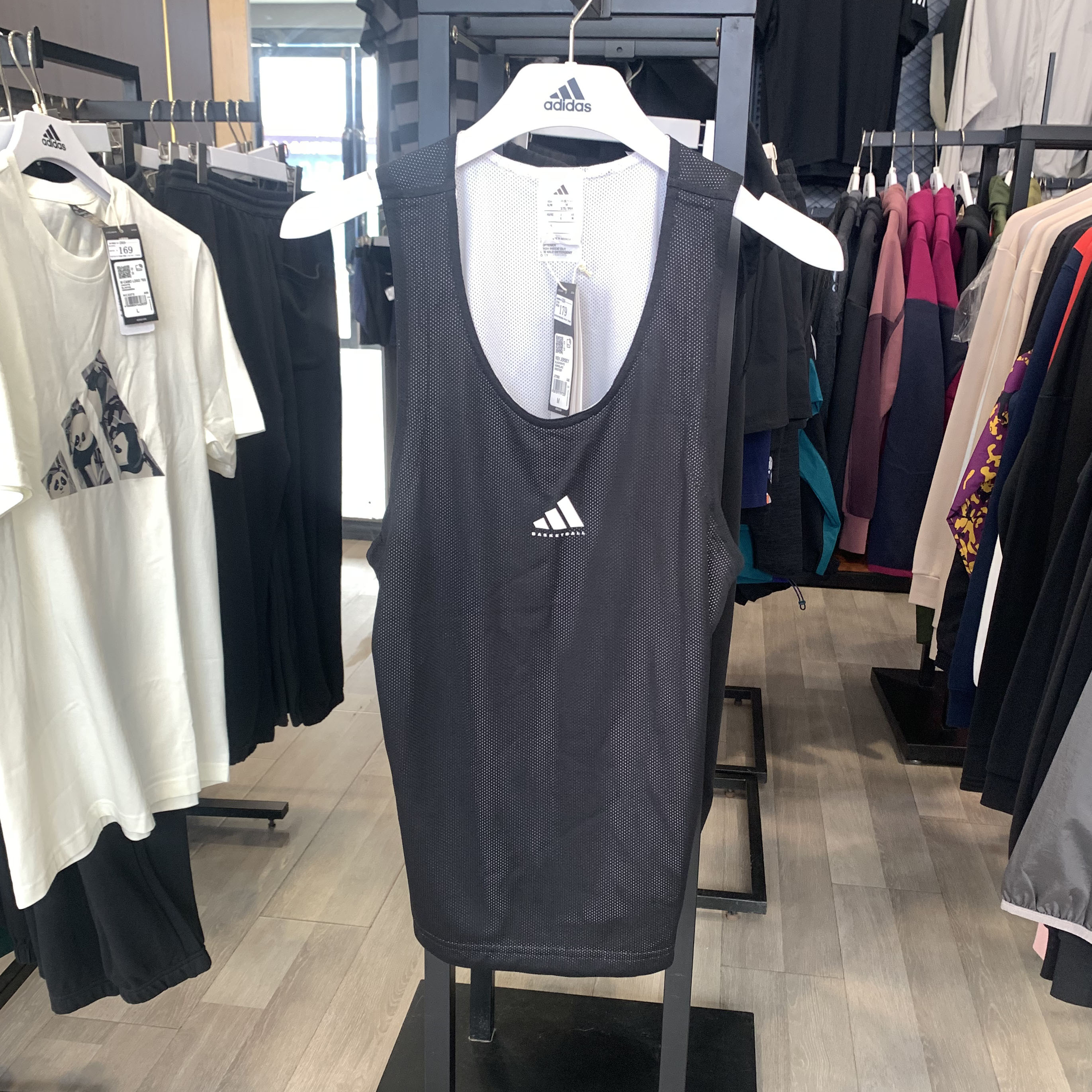 Adidas/Adidas官方正品当季款男士热身无袖宽松背心JI7568