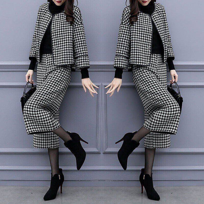 港风套装女复古毛呢2025秋冬新款洋气宽松短款外套阔腿裤两件套潮,女装/女士精品,时尚套装,淘宝优惠券,粉丝福利购,淘宝优惠卷