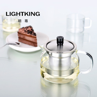 金灶明尊S 飘逸杯家用泡茶杯 043泡茶壶耐高温玻璃茶壶过滤网套装