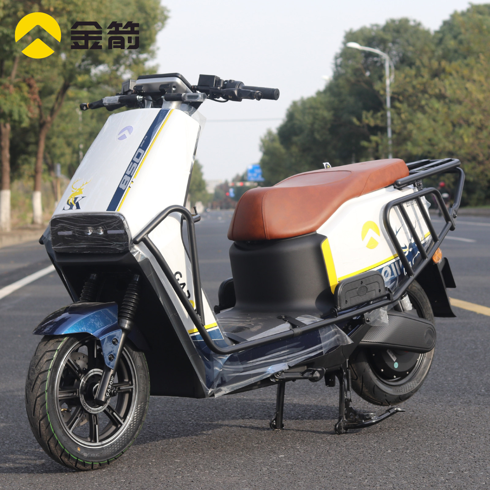 金箭电动车金钢850max两轮高速电动摩托车72v外卖长跑电瓶车成人