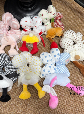 可爱米奇屁屁花朵发圈女洋气时尚马尾丸子头扎头发圈饰品发绳新款