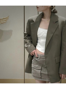 专柜直发2023秋季款天使系列西装外套女M-6T3MJ2270000