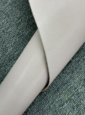 A614进口头层1.8mm淡粉色鱼子酱纹牛皮微软18平方英尺*6=108元