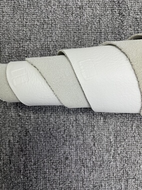 H264厚度1.8mm进口牛皮纯白色自然纹手感微软