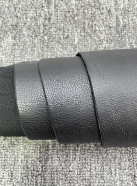 H526厚度1.7mm进口牛皮黑色荔枝纹牛皮手感微挺
