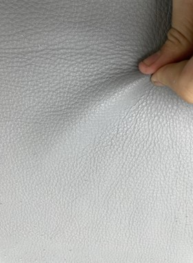 E1141进口头层灰色自然纹牛皮手感微软厚度1.5mm