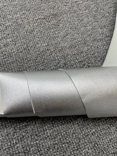 K554厚度1mm银色羊皮手感微软