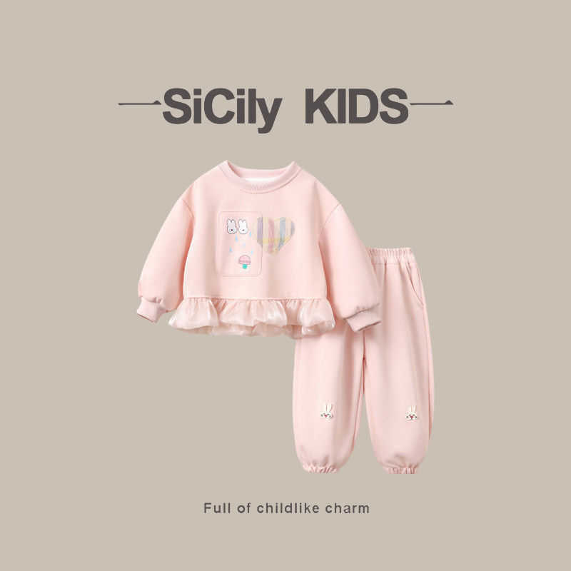 SiCilyKids-女童春装套