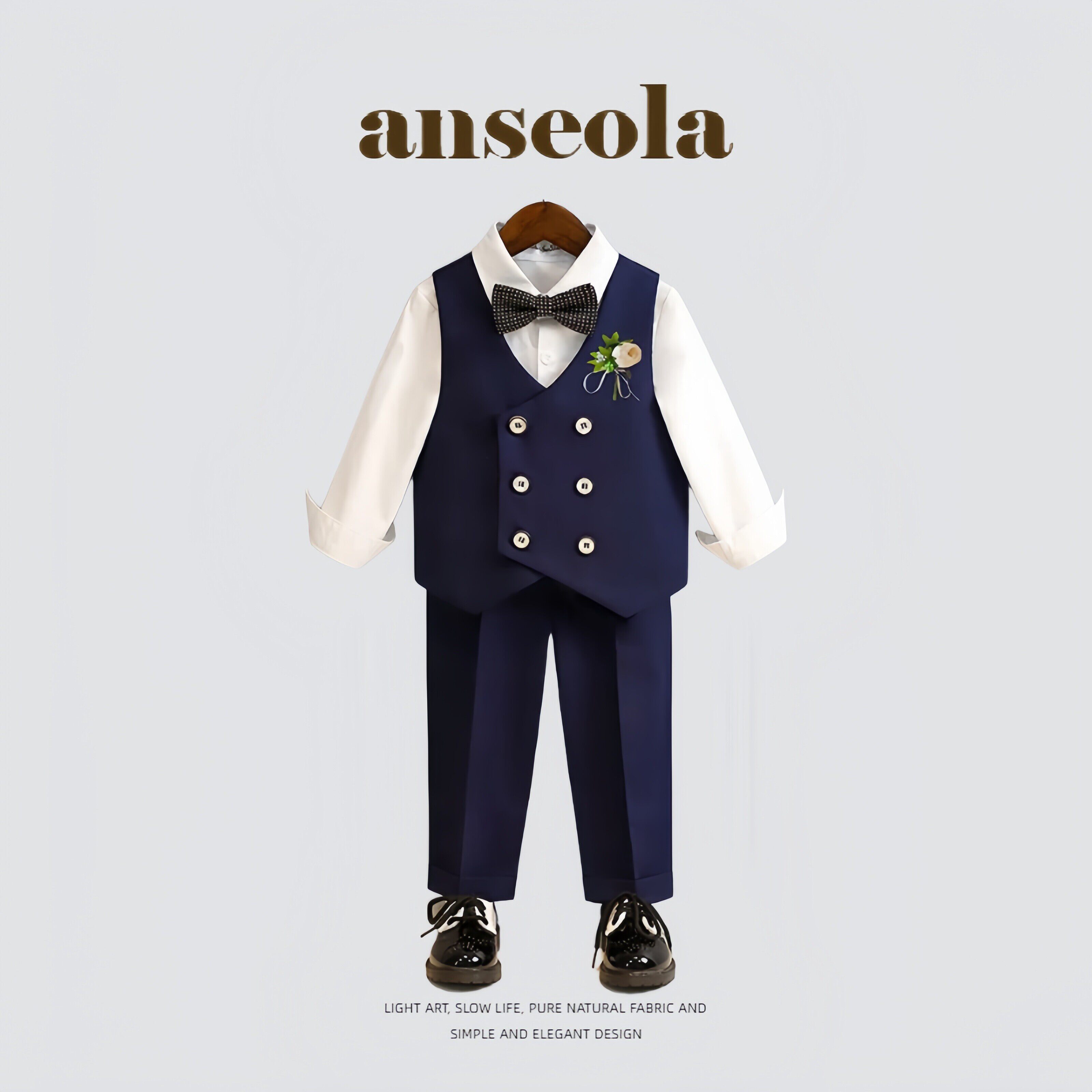法国Anseola~男童西装套