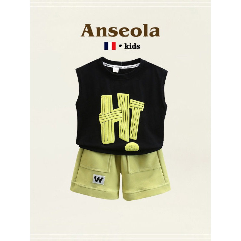 ANSEOLA男童夏装套装休闲