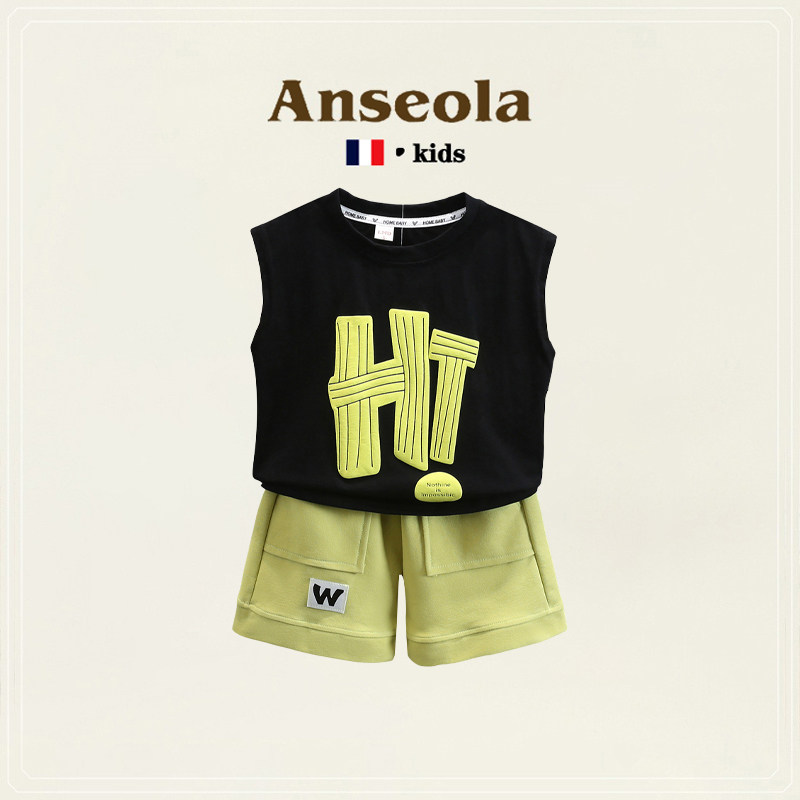 ANSEOLA男童夏装套装休闲