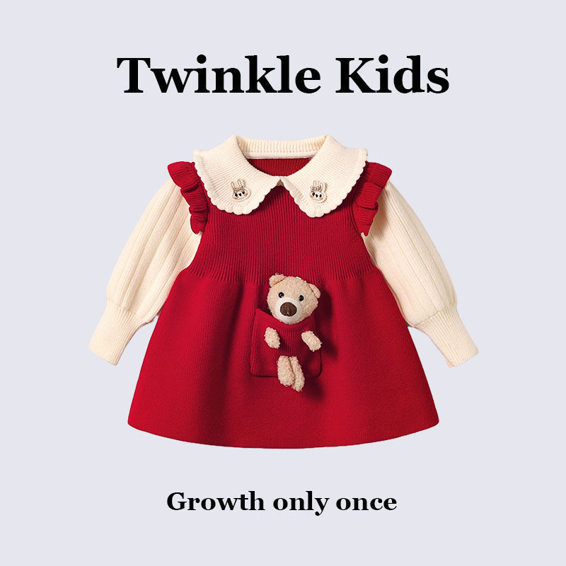 TwinkleKids~女童针织连