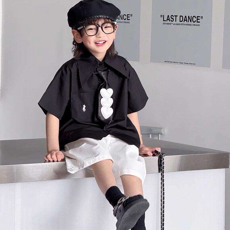 英国Next Kiss男童套装2025夏季新款礼服生日帅气主持人花童高级