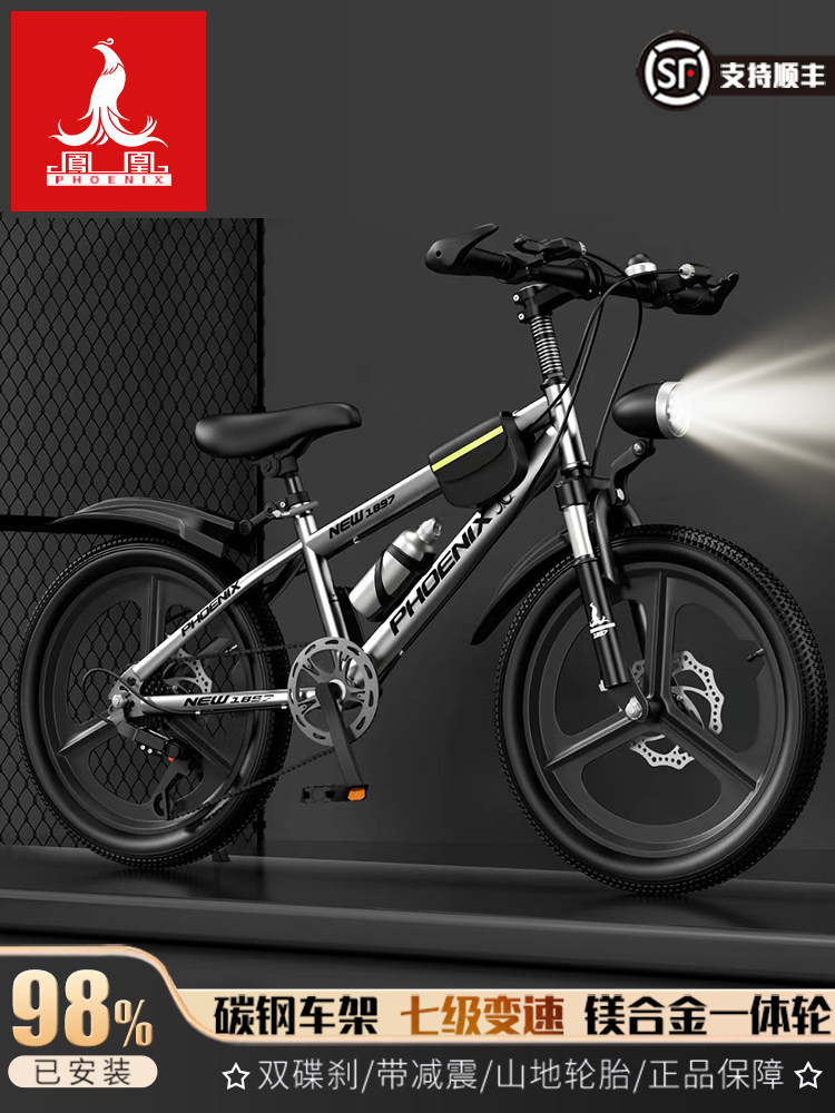 Phoenix Kids Bikes for 6 to 12 years old, boys and girls for 10 to 15 years old, pedal bikes, variable speed mountain bikes