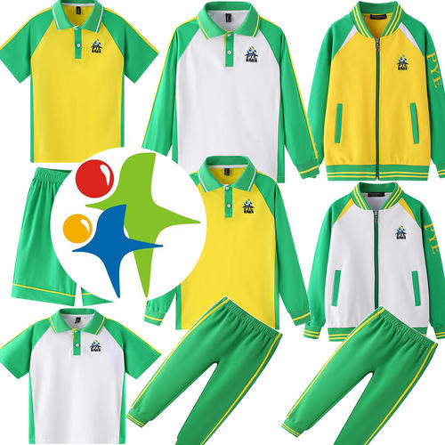 钟村中心小学校服短袖夏装广州番禺区小学校服短裤T恤衫短裤秋裤