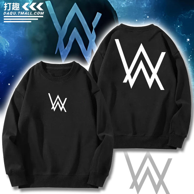 艾伦沃克嘉豪DJ潮faded联名周边同款cos圆领卫衣外套休闲男女春秋