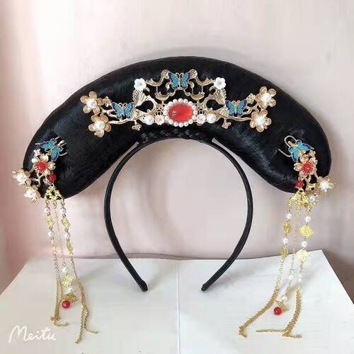 宫廷风发箍发卡舞蹈道具表演头饰