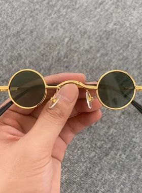 太阳镜圆形复古朝韩版男女通用