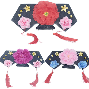 儿童成人格格帽子头饰宫廷宫女头箍古装头饰旗头清朝满族发箍皇后