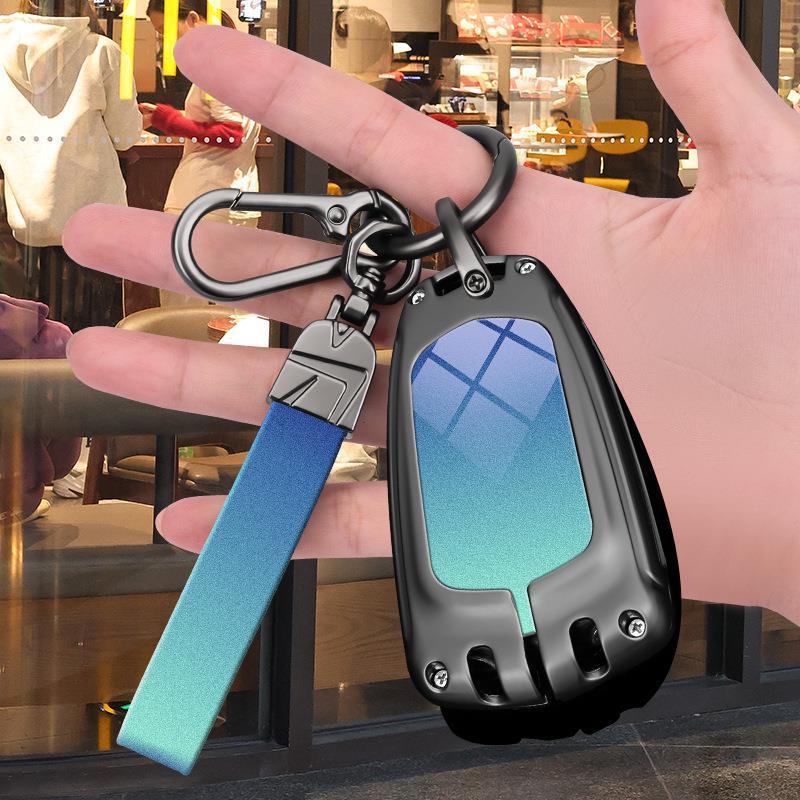 适用凯迪拉克ATSLXT5 XT4 CT6XTS钥匙包套全包金属汽车钥匙壳扣男