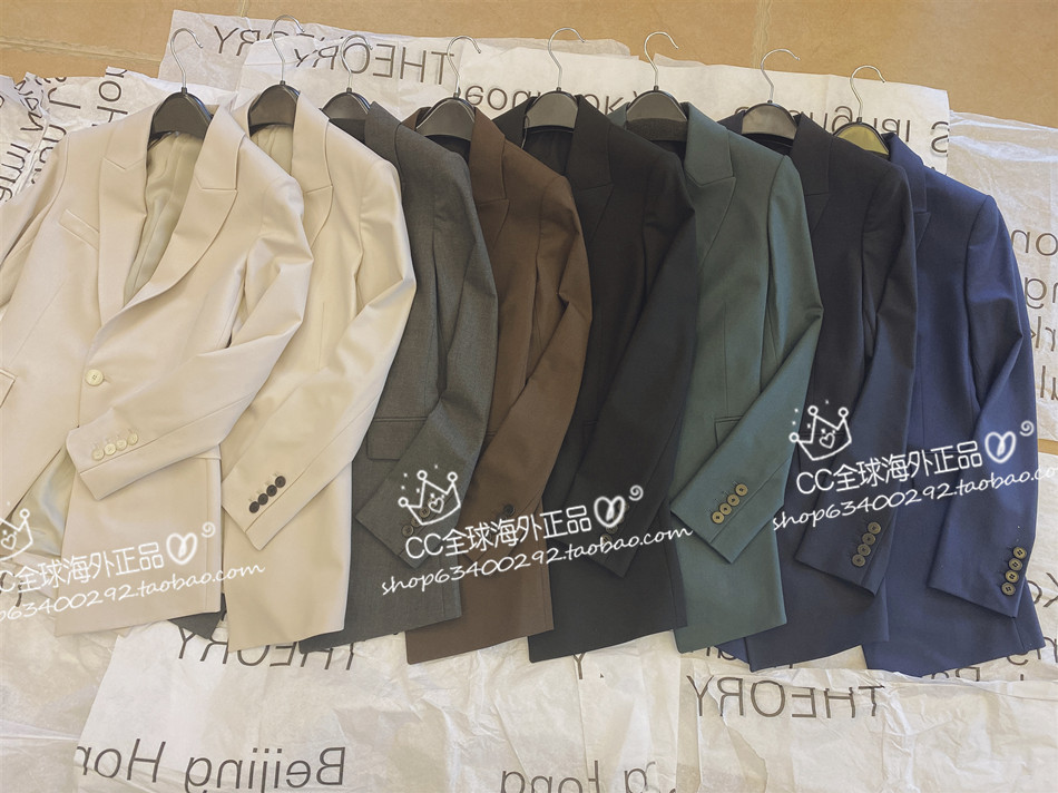 theory羊毛混纺西装国内现货