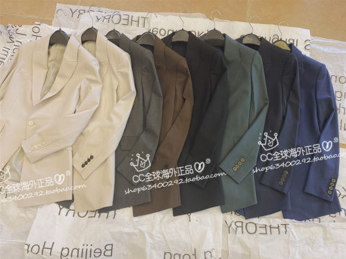 theory羊毛混纺西装国内现货