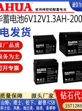 DAHUA大华蓄电池DHB12V17AH18A21A26A33A38A40A65A100A120AH200AH