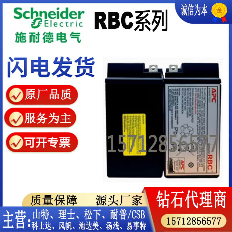 APC施耐德UPS电源内置电瓶