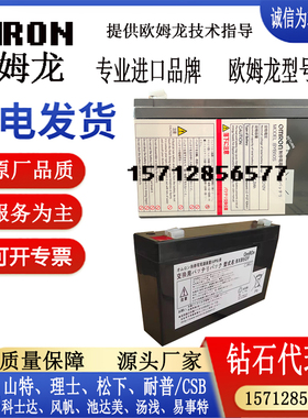 OMRON欧姆龙UPS电源BU200/300RWCH蓄电池BUB300RCH铅酸免维护电瓶