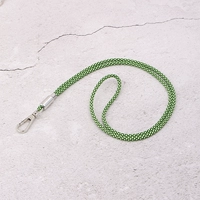 Узор змеи зеленый висящий веревку шеи 46 см длиной